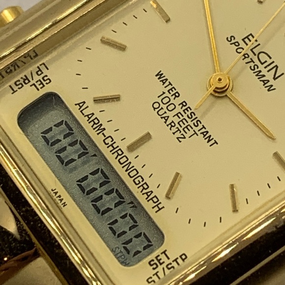 Elgin Sportsman Analog Digital Alarm Chrono Watch - Picture 6 of 15